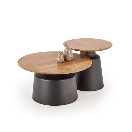 MALOMI set of two, natural/black