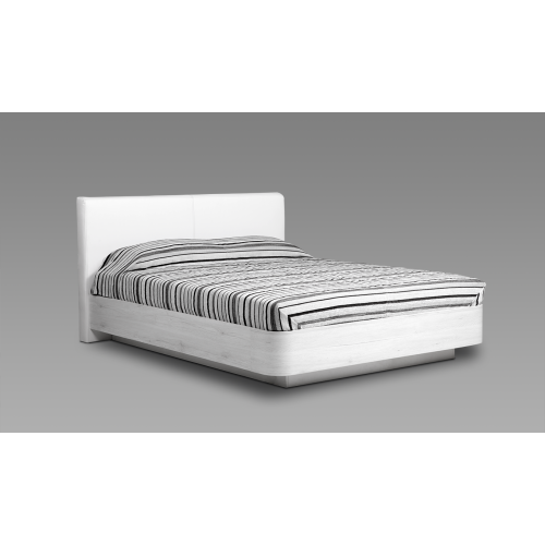 Κρεβάτι ξύλινο με δερμάτινη/ύφασμα BIANCA 140x200 DIOMMI 45-779