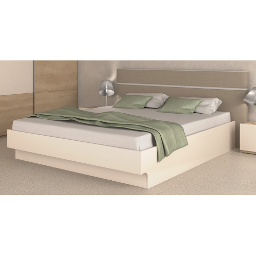 Κρεβάτι ξύλινο με δερμάτινη/ύφασμα CAPRICE 140x200 DIOMMI 45-223