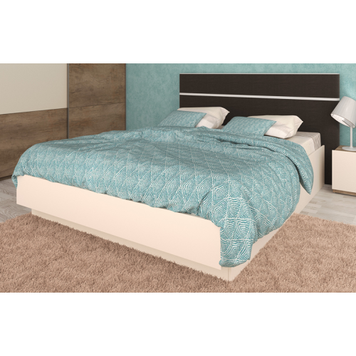 Κρεβάτι ξύλινο με δερμάτινη/ύφασμα CAPRICE 140x190 DIOMMI 45-141