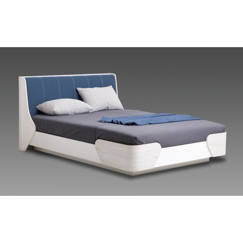 Κρεβάτι ξύλινο με δερμάτινη/ύφασμα CHANCE 140x200 DIOMMI 45-719