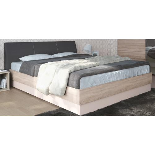 Κρεβάτι ξύλινο με δερμάτινη/ύφασμα FAVORITE 140x200 DIOMMI 45-226