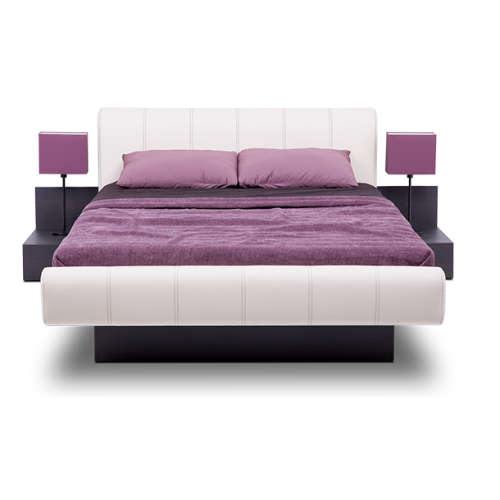 Κρεβάτι ξύλινο με δερμάτινη/ύφασμα HUANA 140x200 DIOMMI 45-088