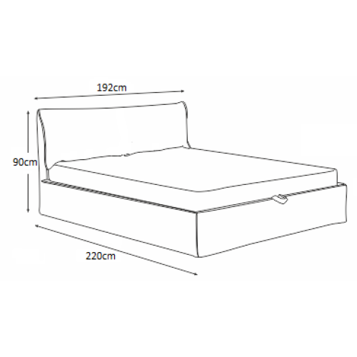 Κρεβάτι επενδυμένο MARONIA 180x200 DIOMMI 45-042 Κρεβάτι επενδυμένο MARONIA 180x200 DIOMMI 45-042