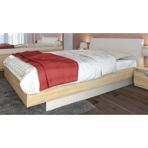 Κρεβάτι ξύλινο με δερμάτινη/ύφασμα PENELOPE 180x190 DIOMMI 45-100