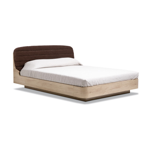 Κρεβάτι ξύλινο με δερμάτινη/ύφασμα SO1 140x200 DIOMMI 45-736