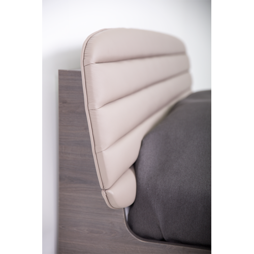 Κρεβάτι ξύλινο με δερμάτινη/ύφασμα SO1 140x200 DIOMMI 45-736