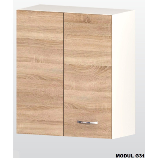 Κουζίνα Alice21 Sonoma 170/220x60x90 DIOMMI 33-312 - Κουζίνα