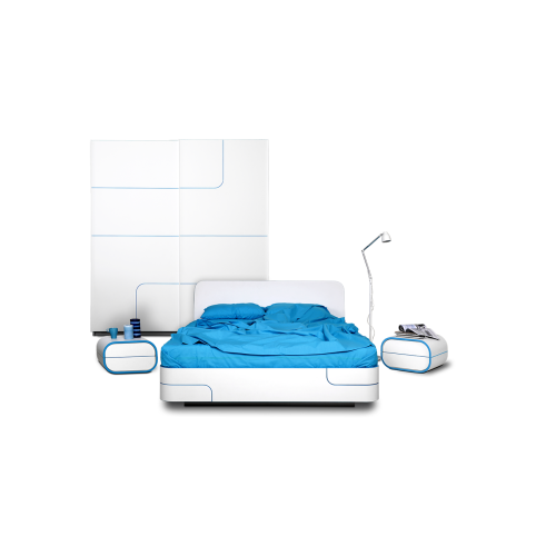 Σετ Κρεβατοκάμαρας ξύλινο NORDIC 160x200 DIOMMI 40-049