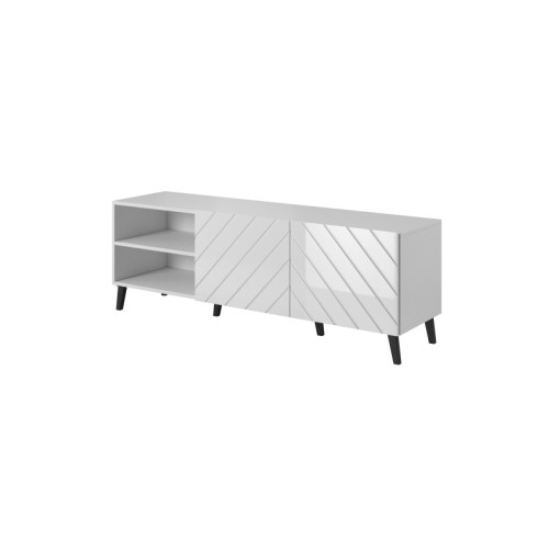 TV stand 150 ABETO mat white/ gloss white DIOMMI CAMA-ABETO-RTV-150-BI/BI