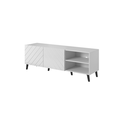 TV stand 150 ABETO mat black/ gloss black DIOMMI CAMA-ABETO-RTV-150-CZ/CZ