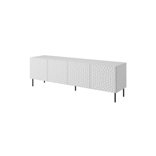 HOLE TV Stand 190 white mat/ white mat DIOMMI CAMA-HOLE-RTV-190-BI/BI