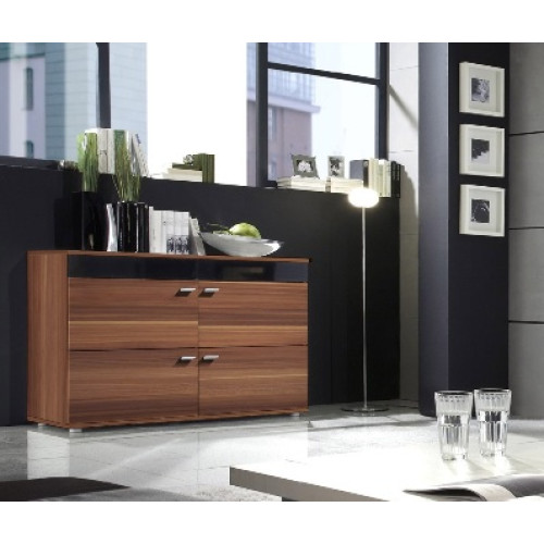 chest of drawers LOGO II plum/black DIOMMI CAMA-KOMODA-LOGO-II-SLIWA/CZARNY