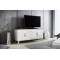 Chest of drawers LOTTA 150 (2D3S) dimond white/lsonoma oak DIOMMI CAMA-LOTTA-KOMODA-150-2D3S-BI/DSO