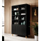 PAFOS Standing bookcase black/black DIOMMI CAMA-PAFOS-REGAL-CZ/CZ