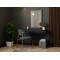 PAFOS vanity table ( hanging ) and mirror BLACK/BLACK DIOMMI CAMA-PAFOS-TOALETKA-CZ/CZ