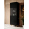 PAFOS Standing cabinet black/black DIOMMI CAMA-PAFOS-WITRYNA-CZ/CZ