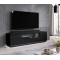 TV stand REJA black gloss/black gloss DIOMMI CAMA-REJA-RTV-CZ/CZ