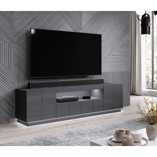 TV stand REJA graphic gloss/graphic gloss DIOMMI CAMA-REJA-RTV-GRA/GRA