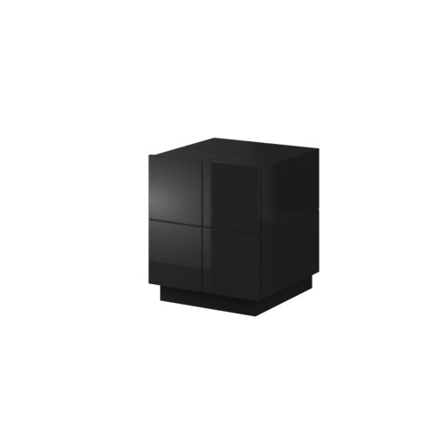 bedside cabinet REJA (set of 2) black gloss/black gloss DIOMMI CAMA-REJA-SZAFKA-NOCNA-CZ/CZ bedside cabinet REJA (set of 2) black gloss/black gloss DIOMMI CAMA-REJA-SZAFKA-NOCNA-CZ/CZ
