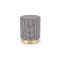 ARUNA pouffe color: black/white/gold DIOMMI V-CH-ARUNA-PUFA