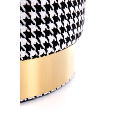 ARUNA pouffe color: black/white/gold DIOMMI V-CH-ARUNA-PUFA ARUNA pouffe color: black/white/gold DIOMMI V-CH-ARUNA-PUFA