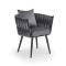 AVATAR 2 leisure armchair grey/ black DIOMMI V-CH-AVATAR_2-FOT-POPIELATY