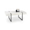 BLANCA c. table white marble / black DIOMMI V-CH-BLANCA-LAW