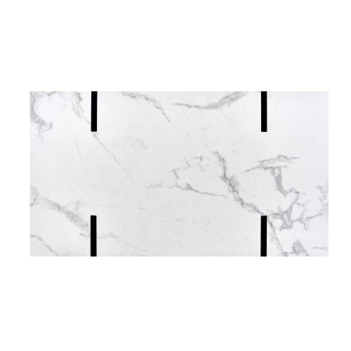 BLANCA c. table white marble / black DIOMMI V-CH-BLANCA-LAW