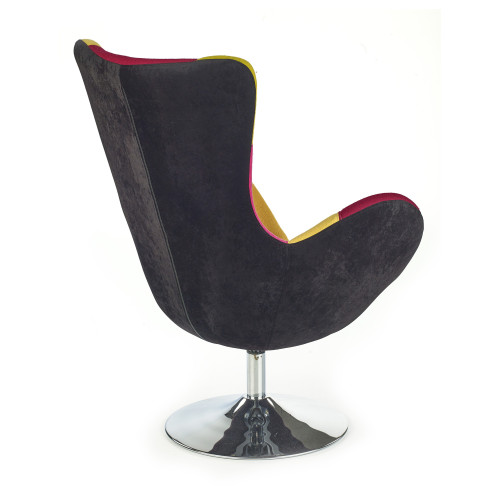 BUTTERFLY chair color: multicolored DIOMMI V-CH-BUTTERFLY-FOT-PATCHWORK