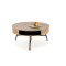 CAMILA c. table golden oak / black DIOMMI V-CH-CAMILA-LAW