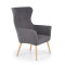 COTTO leisure chair, color: dark grey DIOMMI V-CH-COTTO-FOT-C.POPIEL