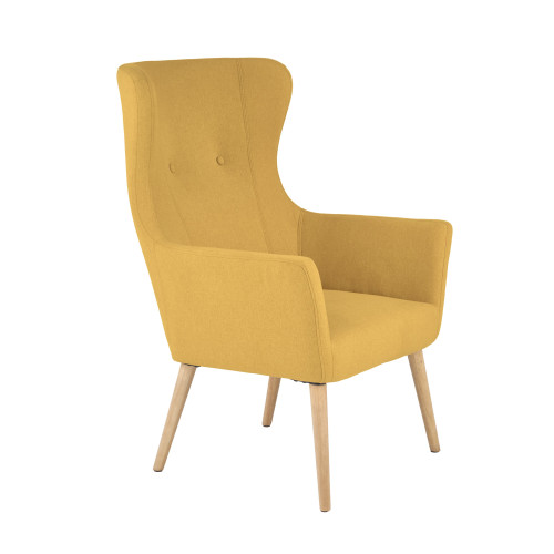 COTTO leisure chair, color: mustard DIOMMI V-CH-COTTO-FOT-MUSZTARDOWY