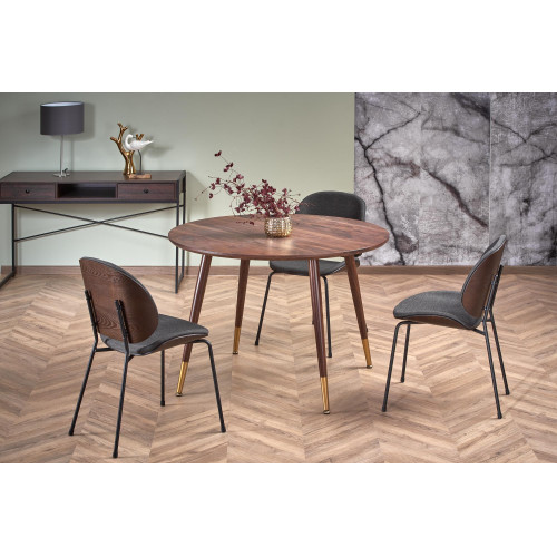 DOMENICO table walnut/gold DIOMMI V-CH-DOMENICO-ST