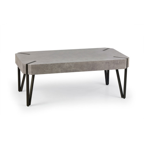 EMILY c.table, color: concrete / black DIOMMI V-CH-EMILY-LAW-BETON