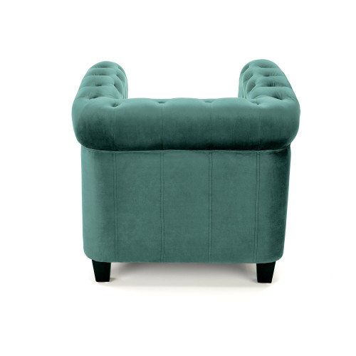 ERIKSEN  leisure armchair dark green / black DIOMMI V-CH-ERIKSEN-FOT-C.ZIELONY