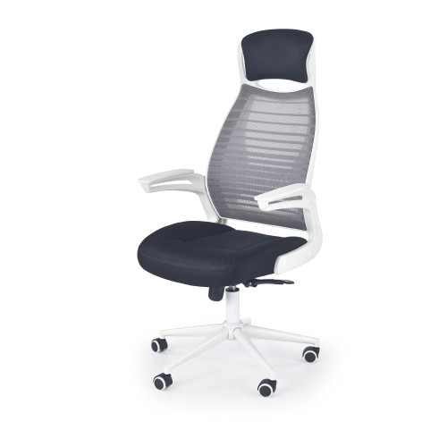 FRANKLIN office chair, color: black / white / grey DIOMMI V-CH-FRANKLIN-FOT