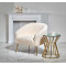 GRIFON leisure armchair cream / gold DIOMMI V-CH-GRIFON-FOT-KREMOWY