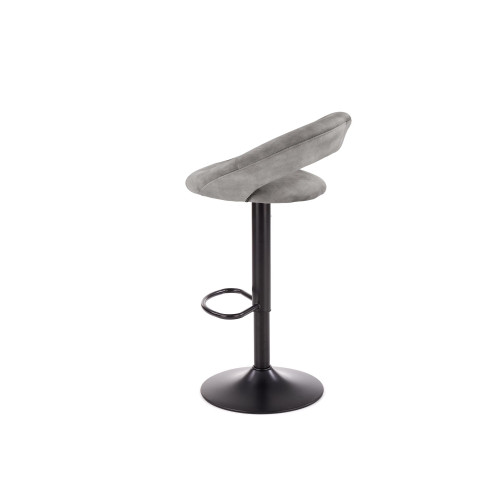 H102 bar stool grey DIOMMI V-CH-H/102-POPIELATY