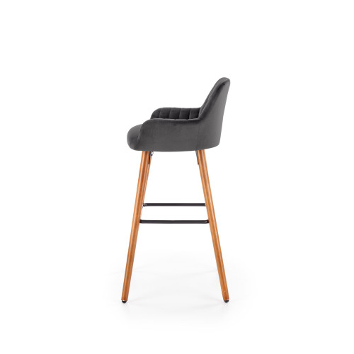 H93 bar stool, color: dark grey DIOMMI V-CH-H/93-C.POPIEL