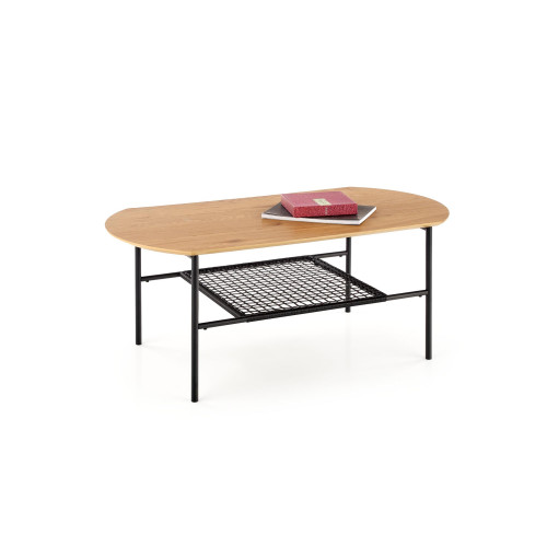 JACKSONA c. table golden oak / black DIOMMI V-CH-JACKSONA-LAW