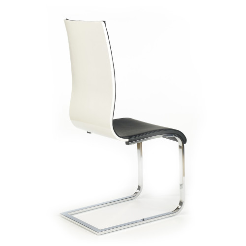 K104 chair color: black DIOMMI V-CH-K/104-KR-CZARNY/BIAŁY-EKO