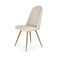 K214 chair, color: dark cream / honey oak DIOMMI V-CH-K/214-KR-C.KREMOWY/D.MIODOWY