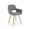 K283 chair, color: grey DIOMMI V-CH-K/283-KR-POPIEL