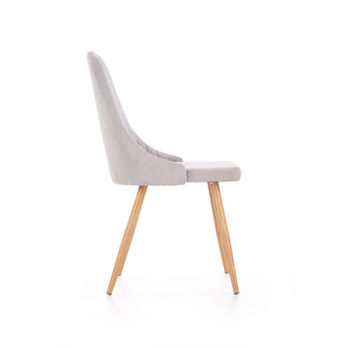 K285 chair, color: light grey DIOMMI V-CH-K/285-KR-J.POPIEL