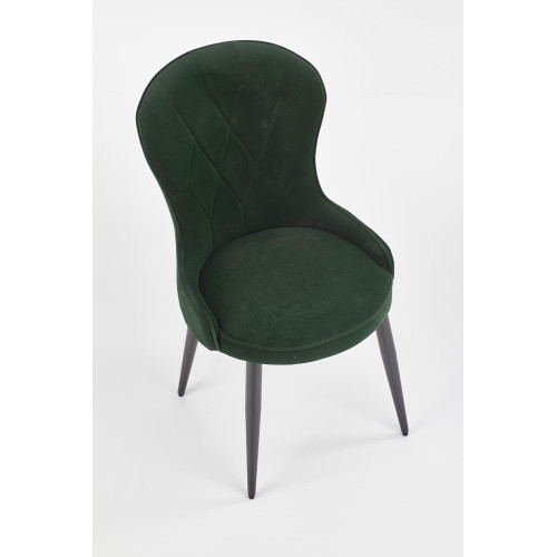 K366 chair, color: dark green DIOMMI V-CH-K/366-KR-C.ZIELONY