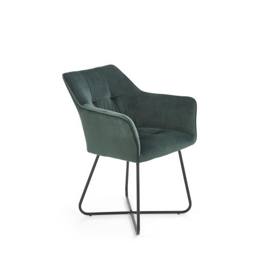 K377 chair, color: dark green DIOMMI V-CH-K/377-KR-C.ZIELONY