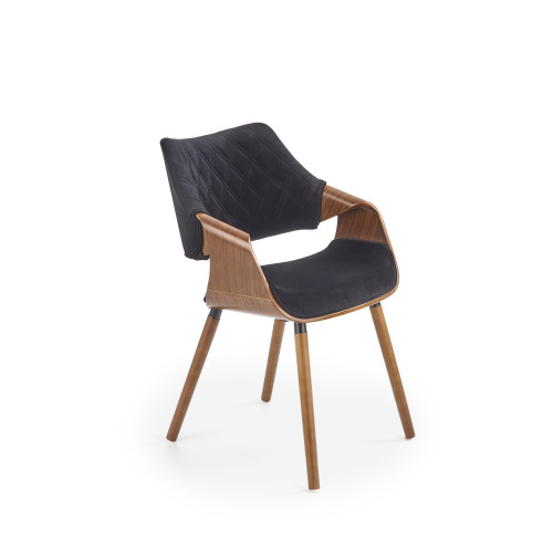 K396 chair, color: walnut / black DIOMMI V-CH-K/396-KR-ORZECH