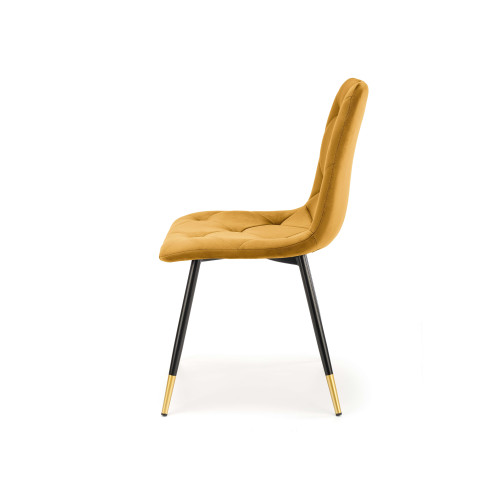 K438 chair color: mustard DIOMMI V-CH-K/438-KR-MUSZTARDOWY
