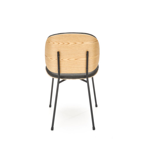 K467 chair natural oak / dark grey DIOMMI V-CH-K/467-KR
